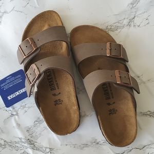 Birkenstock Arizona Mocca Leather Sandal